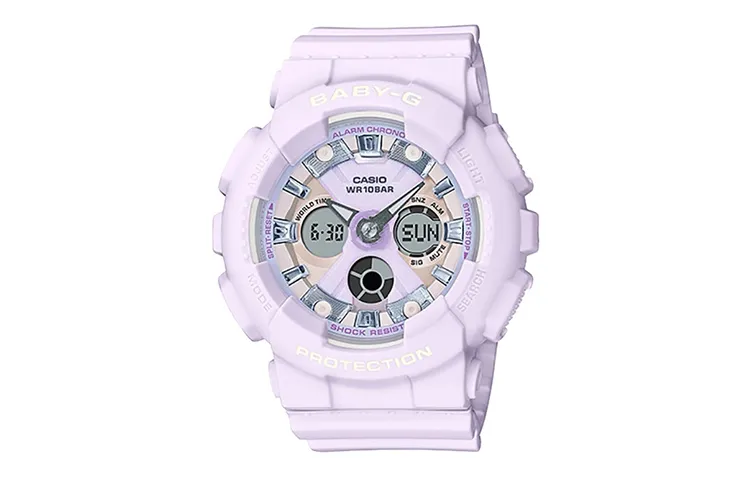 CASIO Women's BABY-G Purple Watch BA-130WP-6APR