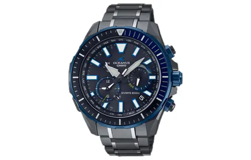 CASIO Men OCEANUS 51.8mm Black Watch