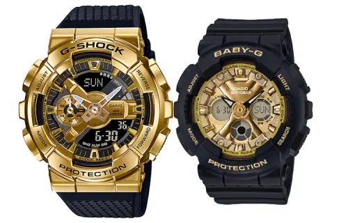 CASIO Unisex Pair Table Series Black Watch