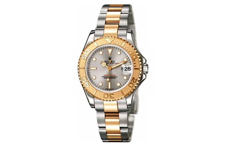 ROLEX Ranger Prestige Automatic Mechanical Movement Women's Watch 35mm Gray Dial Stainless Steel Case