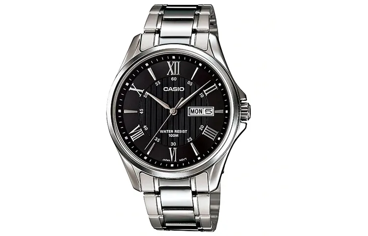 CASIO 5339 STANDARD ['100', 301050]m Waterproof Quartz Movement Stainless Steel Strap Watch