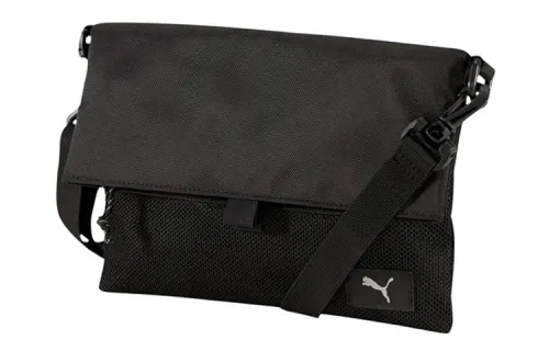 PUMA Fabric Shoulder Bag Unisex Black