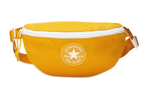 Converse Polyester Fanny Pack, Crossbody Bag Regular Unisex Yellow