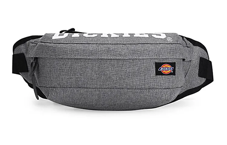 Dickies Athleisure Polyester One Shoulder Crossbody Fanny Pack Regular Unisex Gray