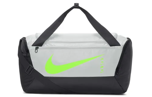 Nike Sports Polyester Portable One Shoulder Travel Bag, Gym Bag Men's Earth Gray