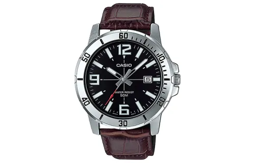 CASIO Men Standard Series Black Watch MTP-VD01L-1BV
