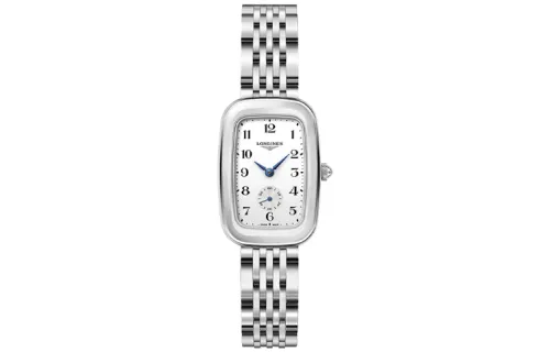 LONGINES Rider Collection Quartz Movement Women's Watch 24.7mm*36mm White Dial Stainless Steel Case