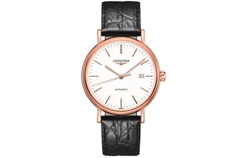 LONGINES Fashion Collection Mechanical Movement 30m Waterproof Men's Watch 40mm White Dial Stainless Steel Case