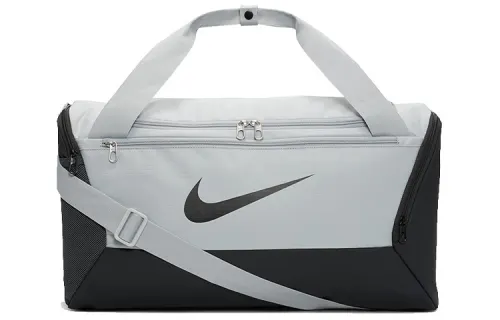 Nike Polyester Handbag, Shoulder Bag, Travel Bag, Gym Bag Regular Men's Light Smoke Gray