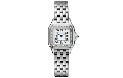 CARTIER Cheetah Collection Quartz Movement 30m Waterproof Women's Watch 22*30mm White Dial