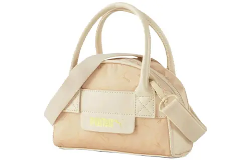 PUMA Polyester Shoulder Bag, Crossbody Bag, Handbag Regular Women's Apricot Pink