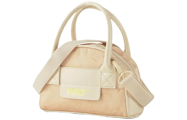 PUMA Polyester Shoulder Bag, Crossbody Bag, Handbag Regular Women's Apricot Pink