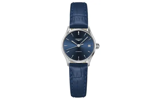 LONGINES Lvya Collection Automatic Mechanical Movement Women's Watch 25mm Blue Dial Stainless Steel Case