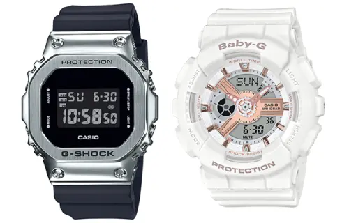 CASIO Unisex Pair Table Series 43mm Black Watch