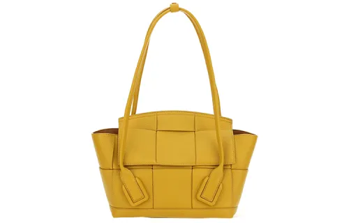 Bottega Veneta Sheepskin Handbag Small Women's Curry