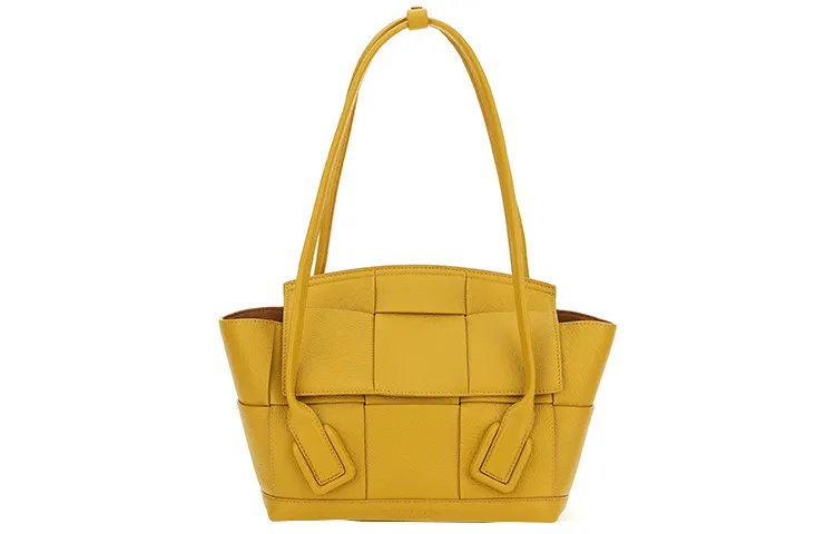 Bottega Veneta Sheepskin Handbag Small Women's Curry