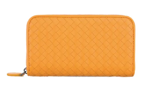 Bottega Veneta Sheepskin Wallet Men's Saffron