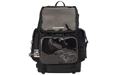 Li Ning Disney Collaboration Sports Life Collection Polyurethane Backpack Unisex Black