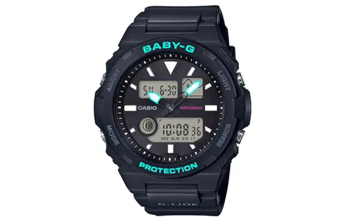 CASIO Women's BABY-G Black Watch BAX-100-1APR