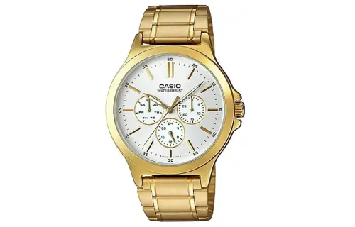 CASIO Men Standard Series 47mm White Watch MTP-V300G-7A