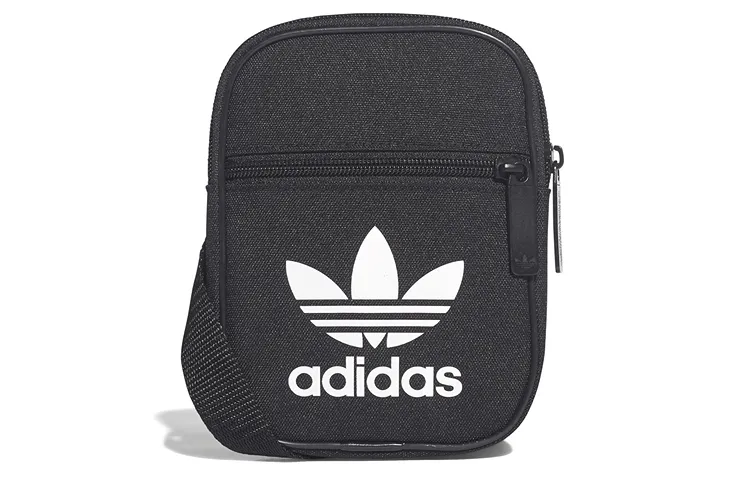 Adidas Originals Fabric Small Square Bag, Shoulder Bag, Crossbody Bag Mini Unisex Black