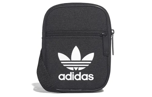 Adidas Originals Fabric Small Square Bag, Shoulder Bag, Crossbody Bag Mini Unisex Black