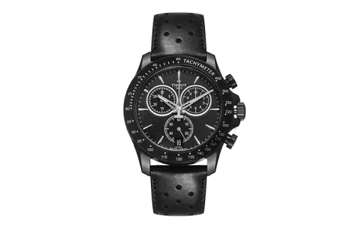 TISSOT V8 Quartz Movement 100m Waterproof Men's Watches Watch 42.5mm Black Dial Stainless Steel Case