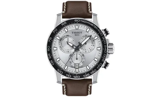 TISSOT Daring Collection Quartz Movement Men's Watches Watch 45.5mm Silver Dial Stainless Steel Case