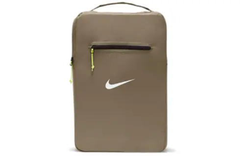 Nike Fabric Shoe Box Clutch Handbag Regular Unisex Tan
