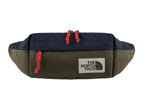 THE NORTH FACE 4L Outdoor Bags Recycled Polyester Army Green Unisex