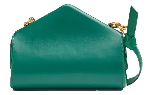 Bottega Veneta Cow Leather One Shoulder Handbag Women's Green