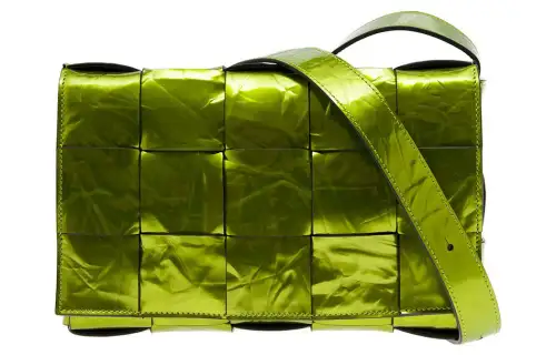 Bottega Veneta Intreccio Weave Cassette Chlorophyll