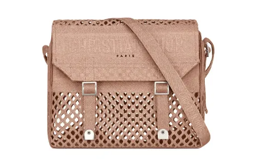 DIOR DiorCamp Cotton Shoulder Bag, Crossbody Bag Regular Women's Nude Pink