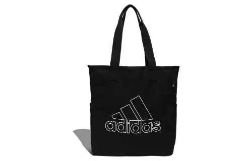 Adidas Canvas Bag, Tote Bag, Shopping Bag, Shoulder Bag, Handbag Regular Unisex Black