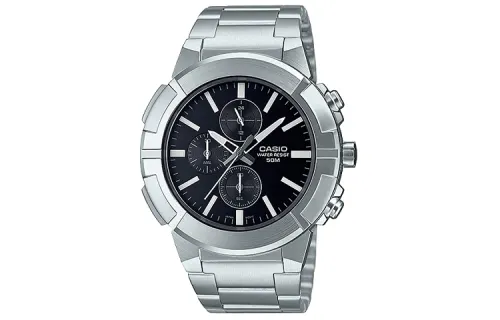 CASIO Men Standard Series Black Watch MTP-E501D-1AV
