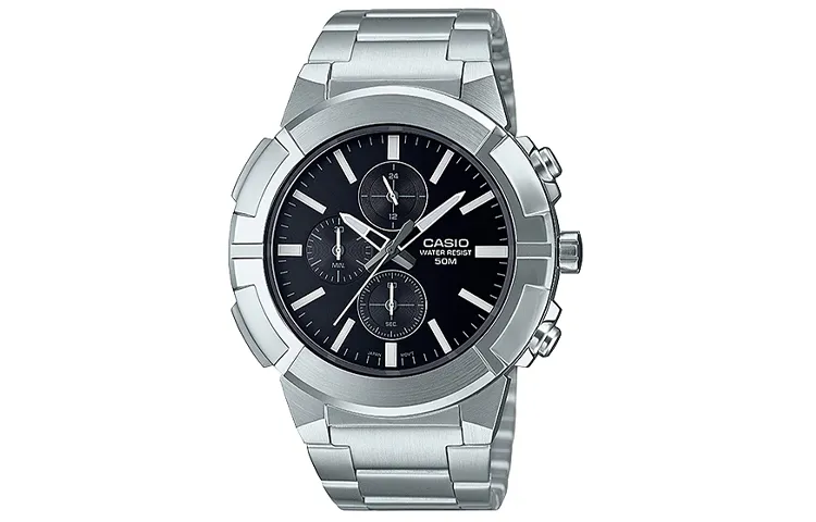 CASIO Men Standard Series Black Watch MTP-E501D-1AV