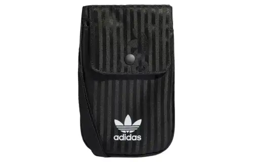 Adidas Originals Recycled Material Shoulder Bag, Crossbody Bag Unisex Black