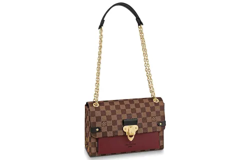 LOUIS VUITTON Vavin Canvas With Leather Weiwei An Canvas Bag, Handbag, Shoulder Bag Women's Burgundy