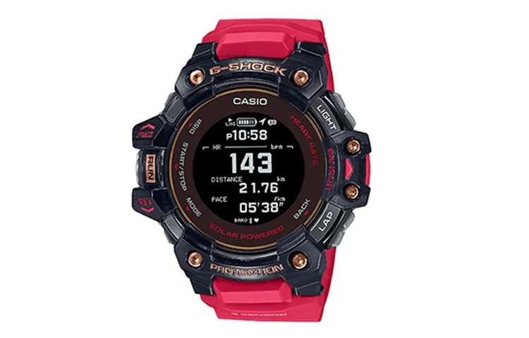 CASIO Men G-SQUAD Series Black Watch