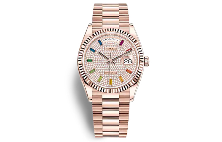 ROLEX Week type Calendar Automatic Mechanical Movement Men's Watches Watch 36mm Mother of Pearl Color Watch Dial