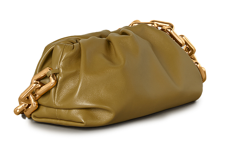 Женская сумка Bottega Veneta Pouch (карамельная) — фото 2