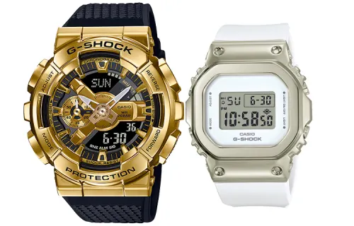 CASIO Unisex Pair Table Series Black Watch