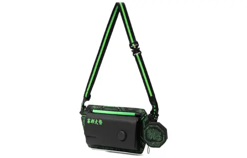 Li Ning Badfive Pu Shoulder Bag, Crossbody Bag Unisex Black