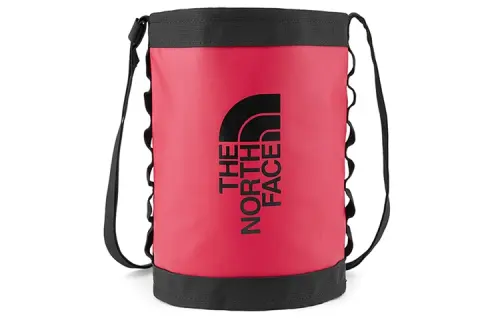 THE NORTH FACE 8L Shoulder Bag Crossbody Bucket Bag Outdoor Bag Artificial Polyester Raspberry Red Women's
