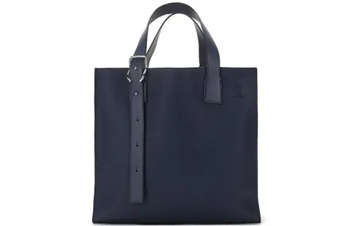 LOEWE Cow Leather Handbag, Shoulder Bag Men's Marine Blue