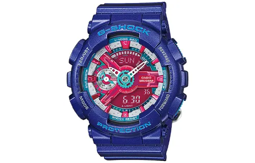 CASIO Women's YOUTH Purple Watch GMA-S110HC-2A
