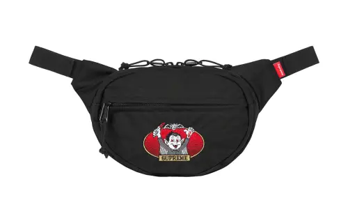 Supreme Nylon Crossbody Bag, Sling Bag, Fanny Pack Regular Men's Black/Red/Green