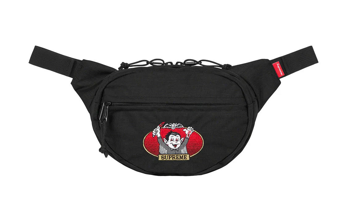 Supreme Nylon Crossbody Bag, Sling Bag, Fanny Pack Regular Men's Black/Red/Green