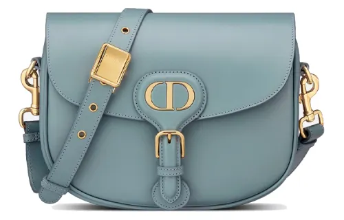 DIOR Bobby Smooth Finish Calfskin Bag = Crossbody Bag, Shoulder Bag Women's Cloud Mist Blue Candy Color