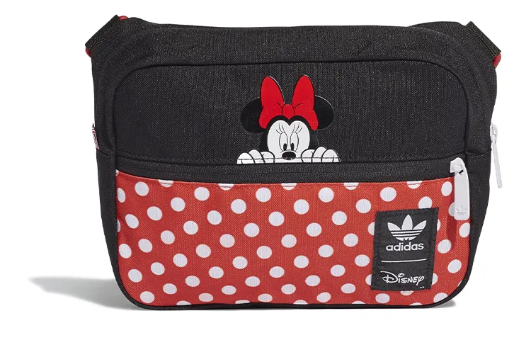 Adidas Originals Disney Collaboration Polyester Crossbody Bag, Shoulder Bag Unisex Red Black Multicolor